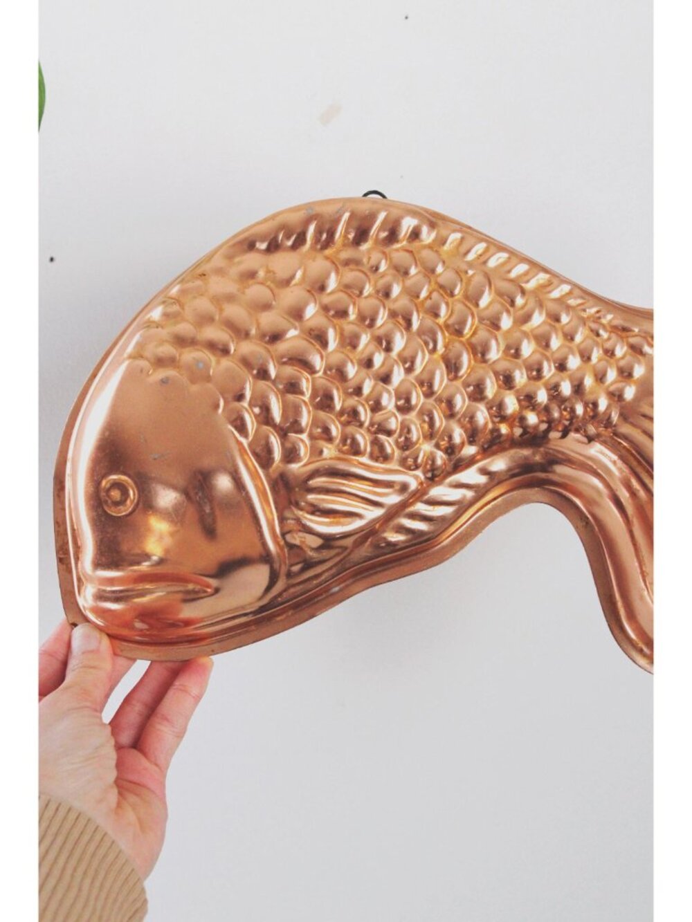 Vintage Copper Fish Wall Hanging Mold Large - Picture 5 of 5
